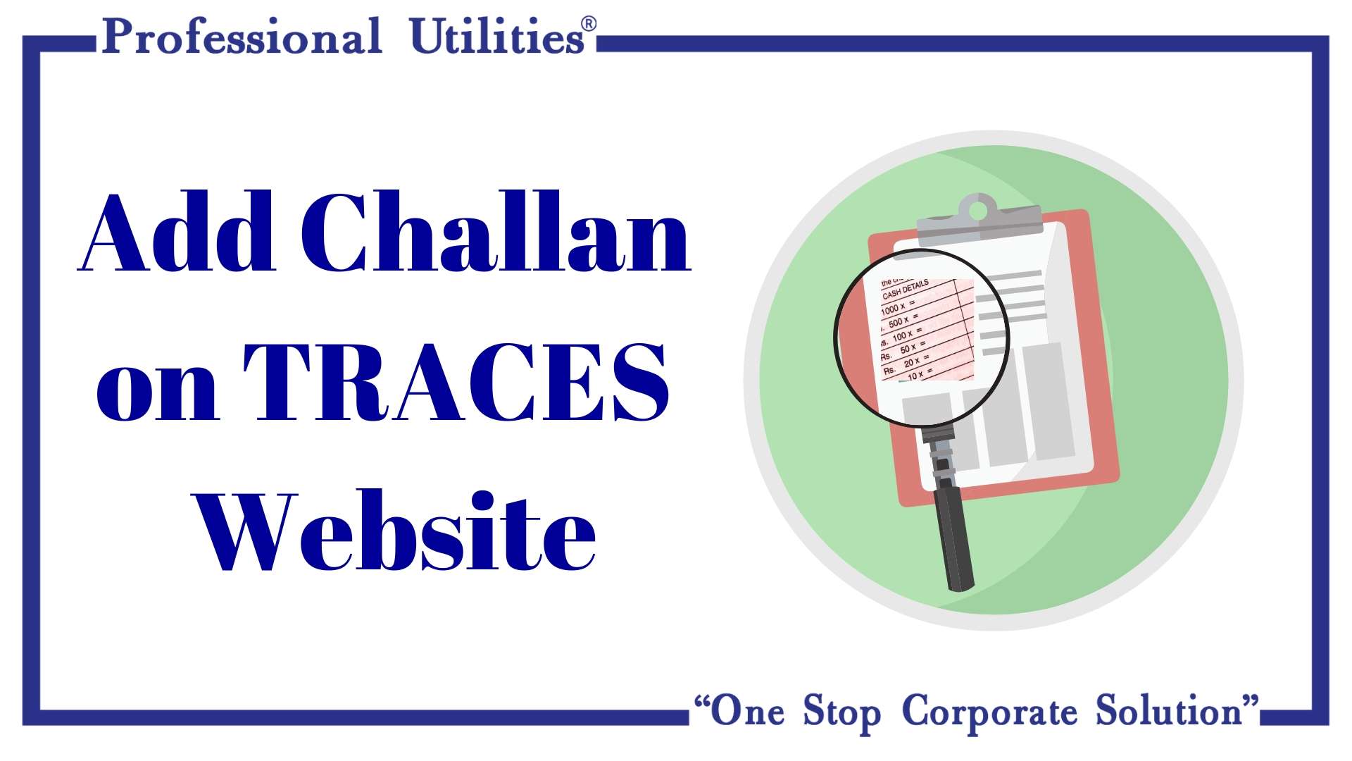 How to add Challan-on-TRACES-Website